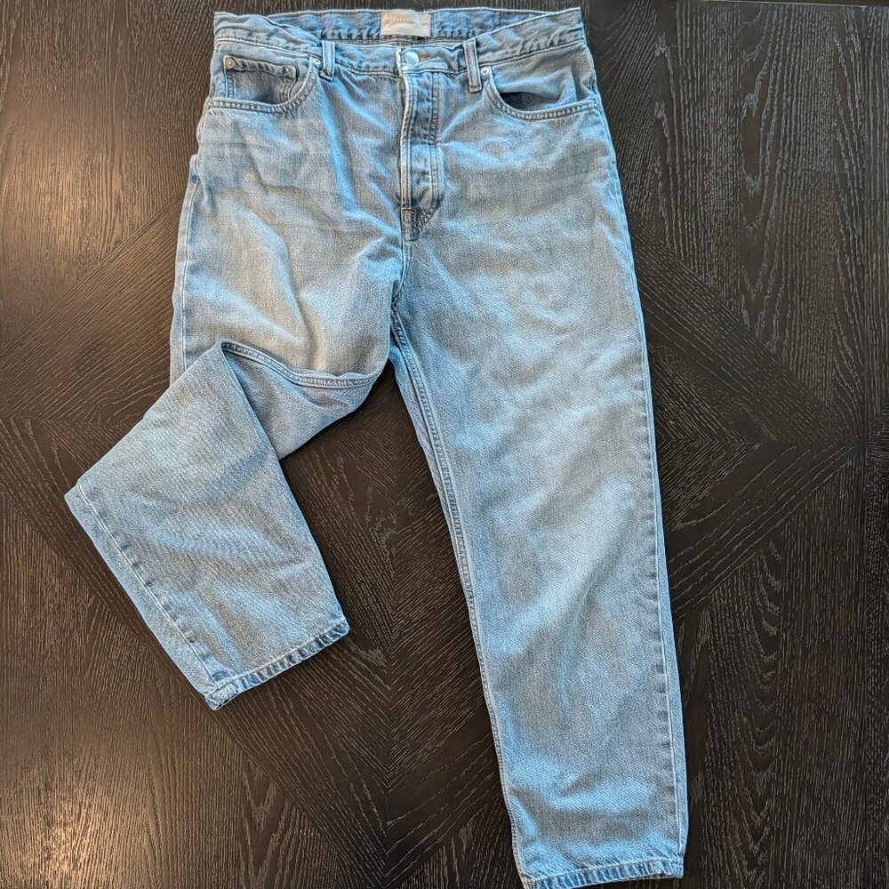 Everlane The Summer Slouch Jean, Blue Shadow, size 28